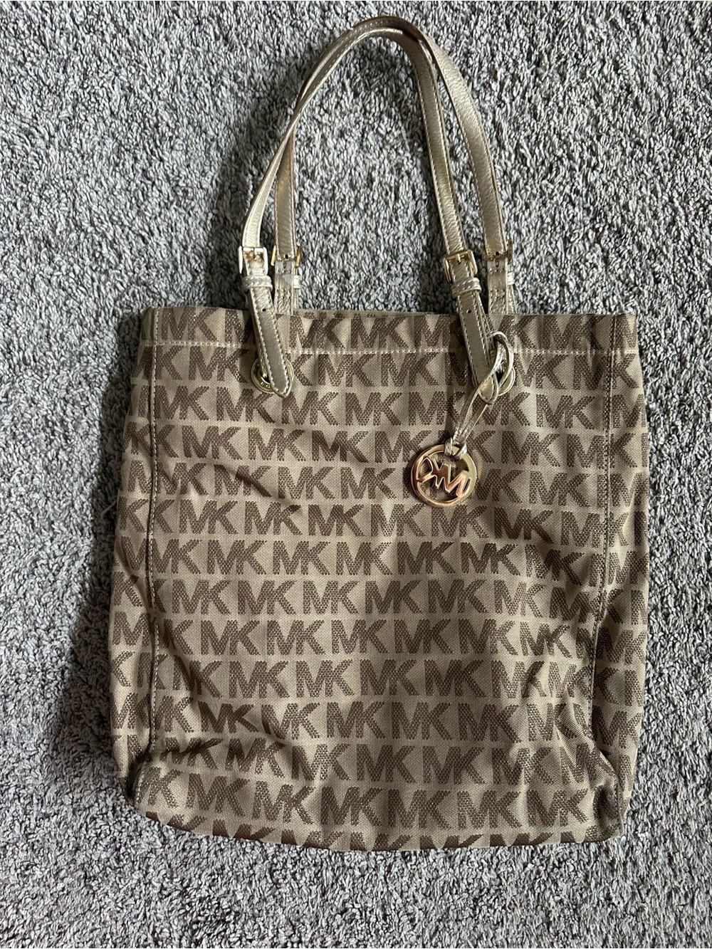 Michael Kors Tan Logo Tote Bag